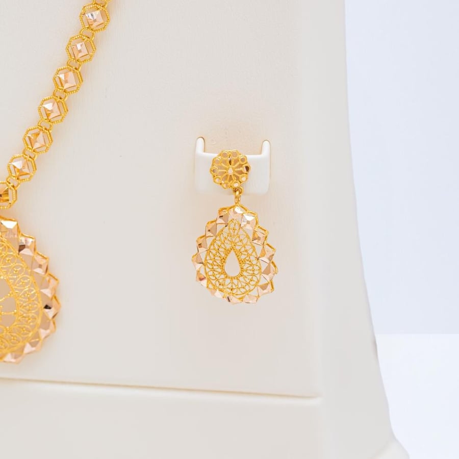 Kuwaiti royal gold set 21 karat