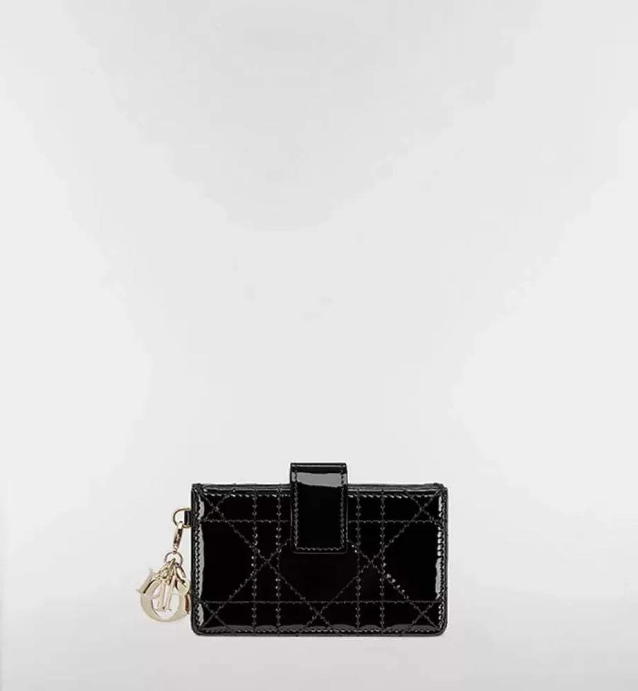 حاملة البطاقات Lady Dior Jasmine