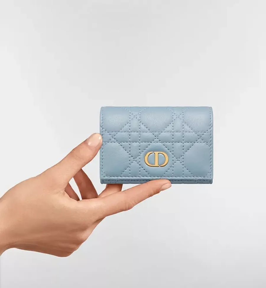 محفظة Dior Caro Glycine