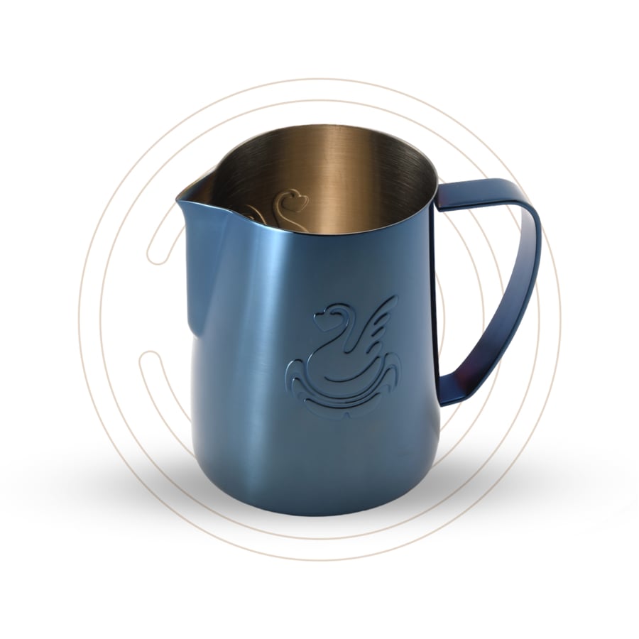 Jeepy Intense Milk Steaming Pot Bright Blue 600ml