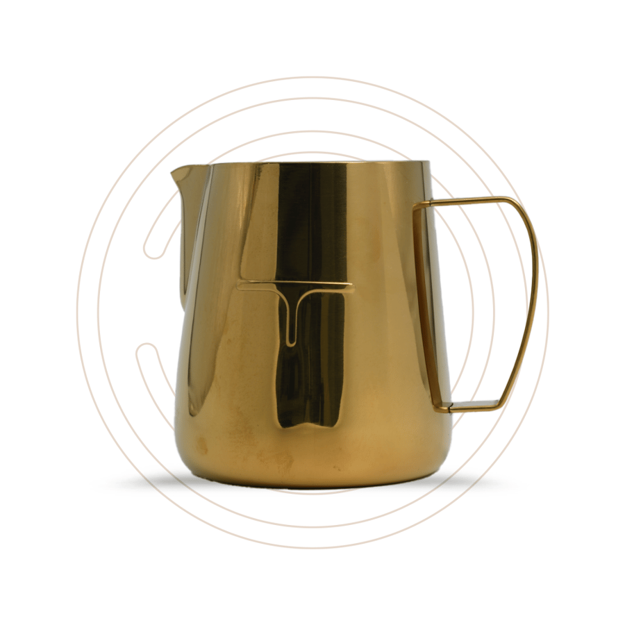Tash Milk Steaming Pot Gold 380 ml
