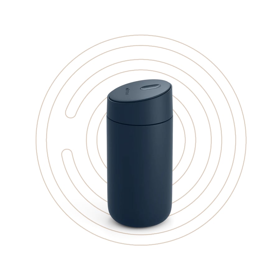 Fellow - heat retention cup sliding lid 12 oz navy