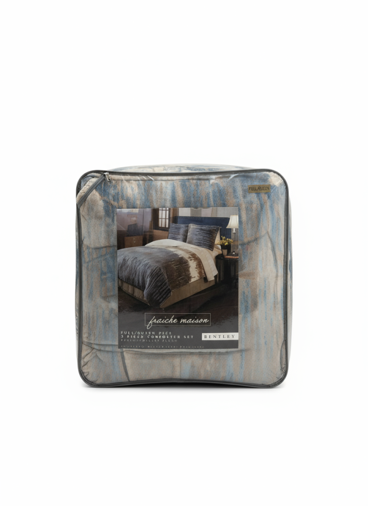 Bentley Flannel Blush | 3-Piece Twin Duvet Set