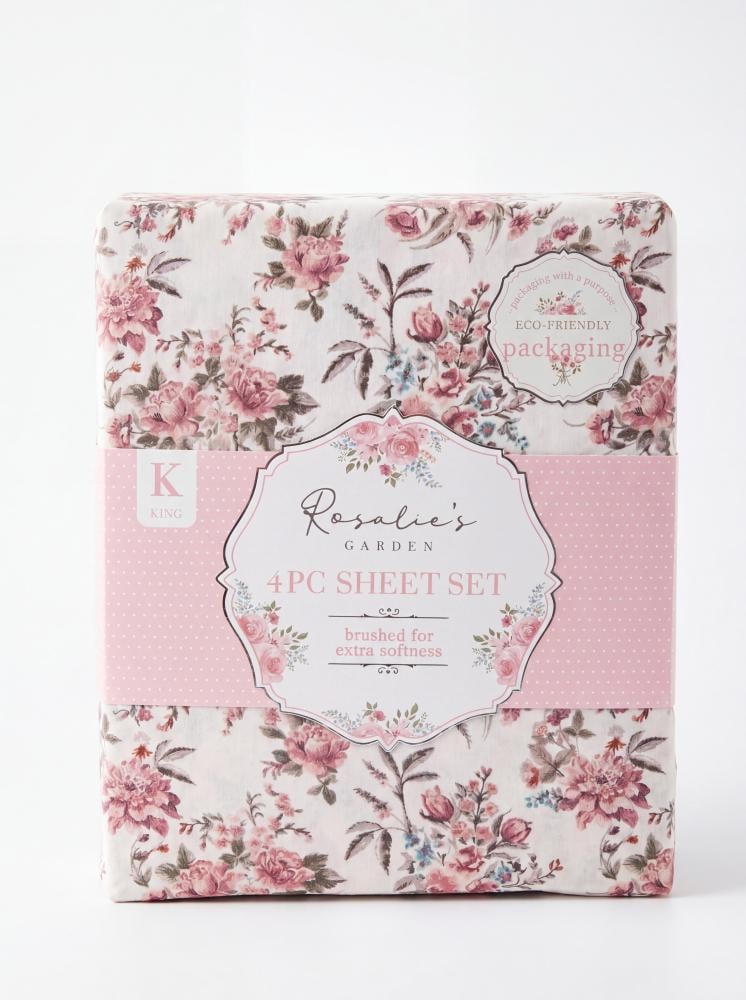 4-piece double bed sheet set