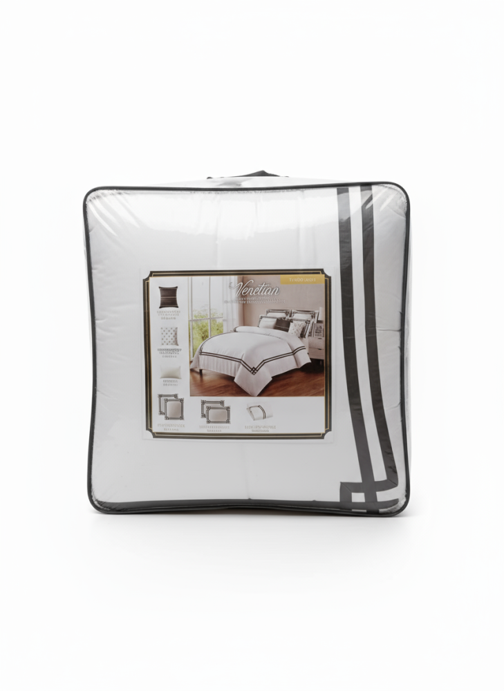 100% Cotton Hotel Comforter Double 11 Pieces
