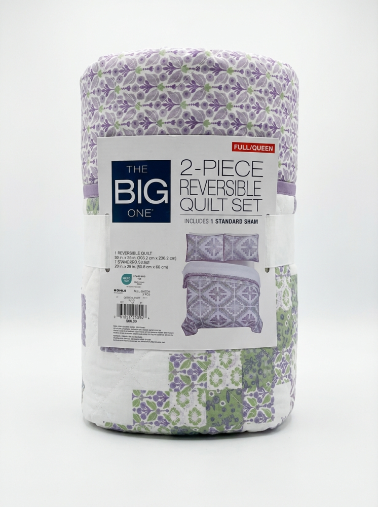 Big One | Single and a Half Bed Cover with Compressed Filling, 2 Pieces