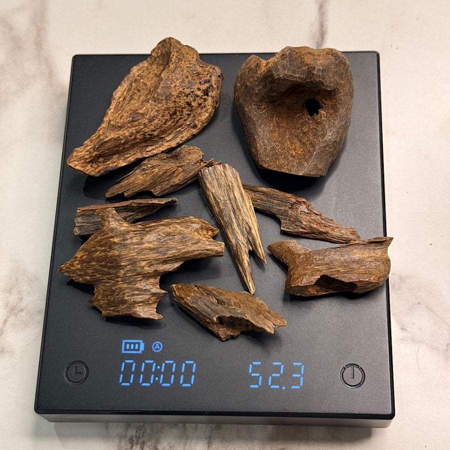 ألماسات من الكمبودي وماليزي 52g