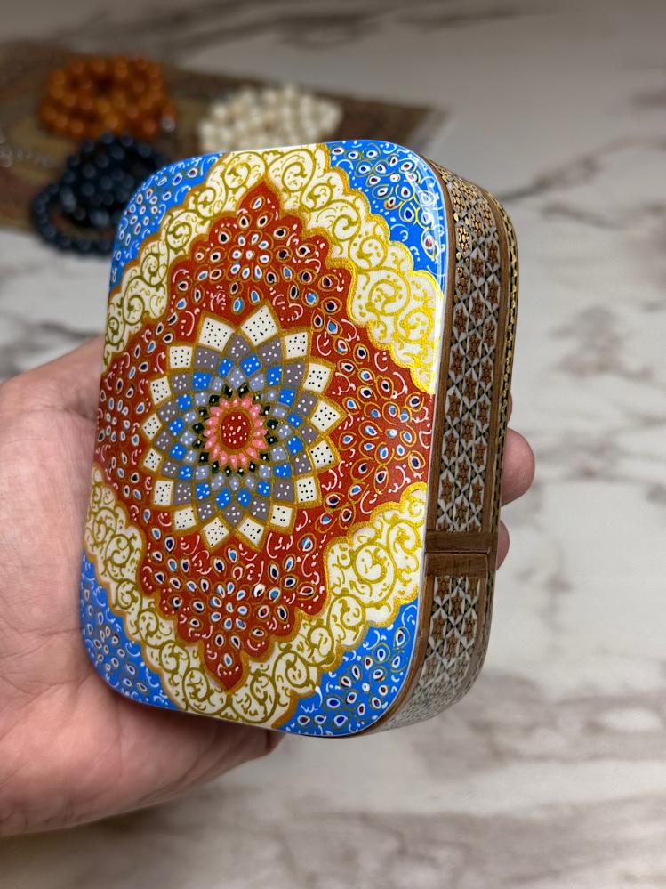 Iranian pull box, completely handcrafted