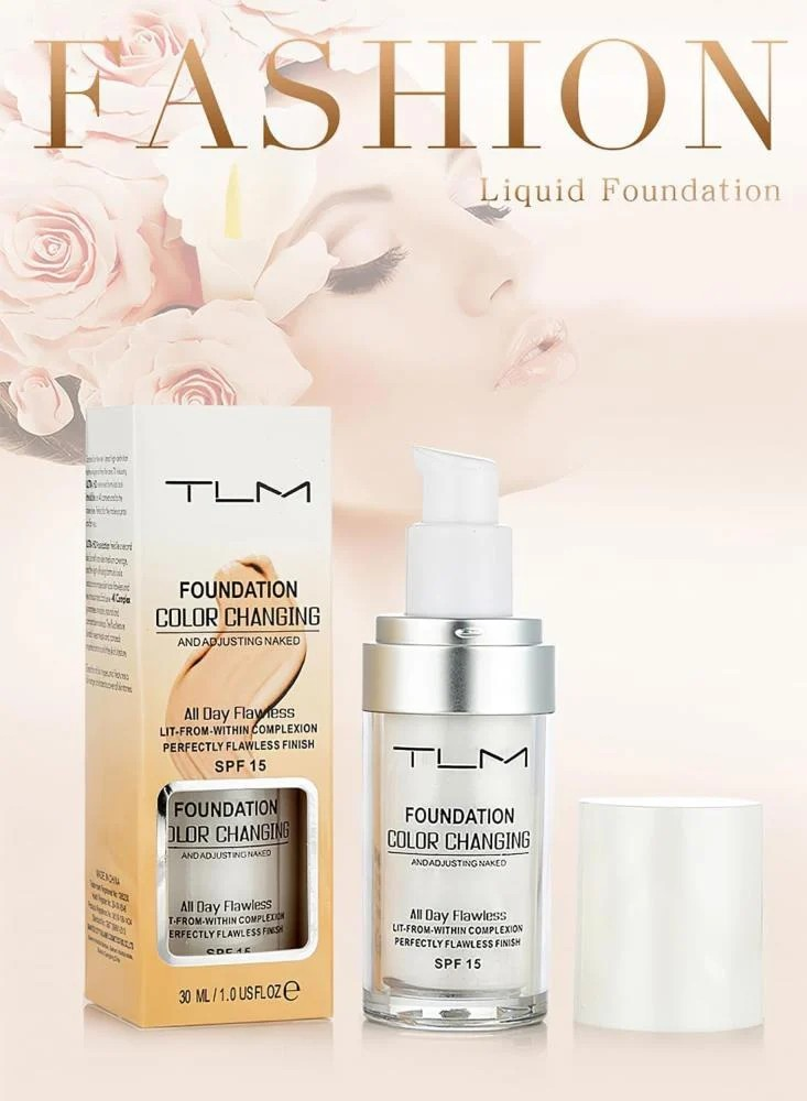 TLM color-changing liquid foundation – white 30 ml