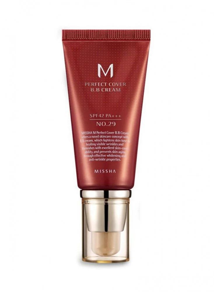 Misha Cream BB for perfect coverage with sun protection SPF 42 - Caramel Beige 29 - 50ml