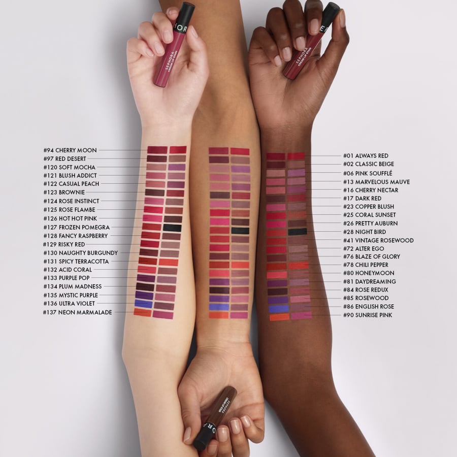 Sephora Lip Satin Red Matte Liquid Lipstick - 85 Rosewood