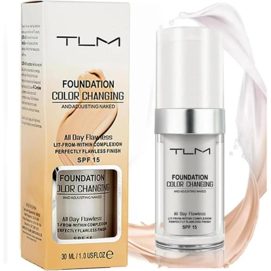 TLM color-changing liquid foundation – white 30 ml