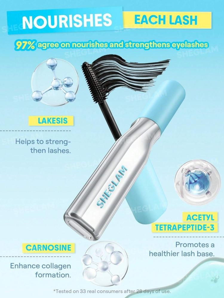 Lash Lighter mascara for natural and long eyelash definition from Shiqlam - black color - 8 ml