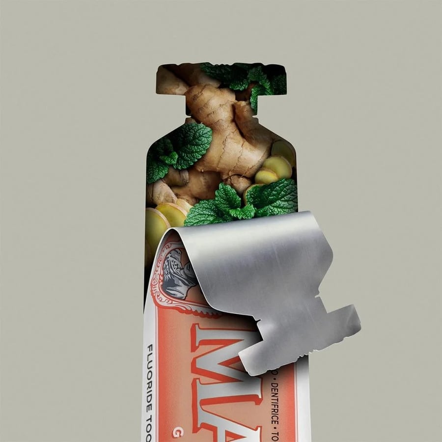 Ginger and mint toothpaste from Marvis - 25 ml