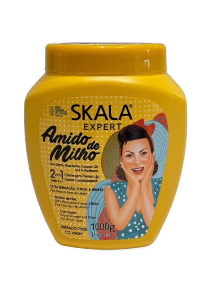 Expert Amido de Milho hair moisturizer with corn starch extract from Scala, 1000 grams