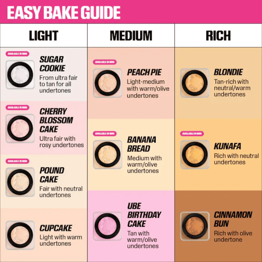 Huda Beauty Easy Bake loose powder - Sugar Cookie 6g mini