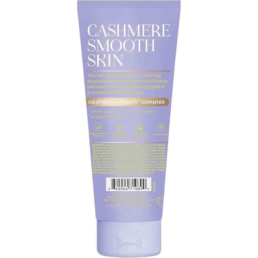 Eos Cashmere Skin Collection Shaving Butter - Cashmere Vanilla Scented, Non-Foaming Shaving Cream, 7 fl oz (207 ml).