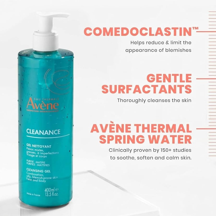 Avène Skin Cleansing Gel, 400 ml