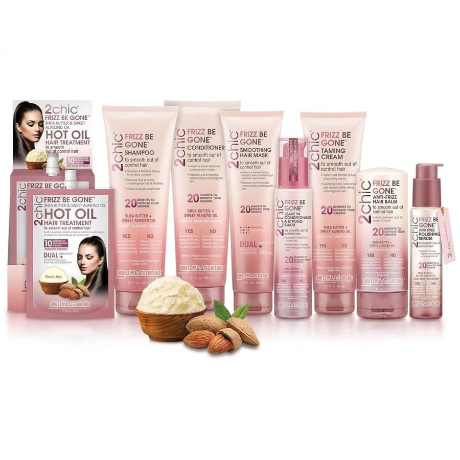 Giovanni Liquid Spray Conditioner for Curly Hair 118ml. Moisturizing hair conditioner containing shea butter and sweet almond oil. Leave-in spray conditioner safe for color-treated hair and detangles.