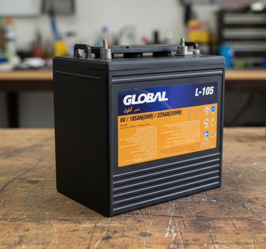 PowerVolt 225 - Powerful 6-volt golf battery