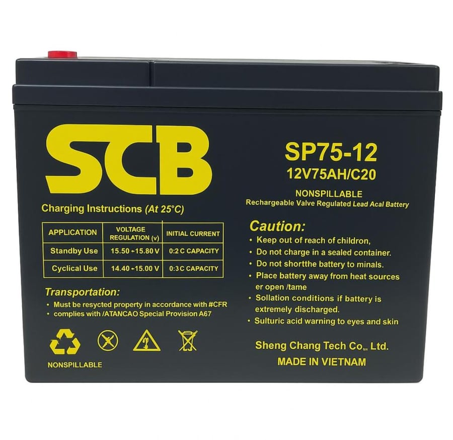 VoltMax 75 - 12-volt strong battery