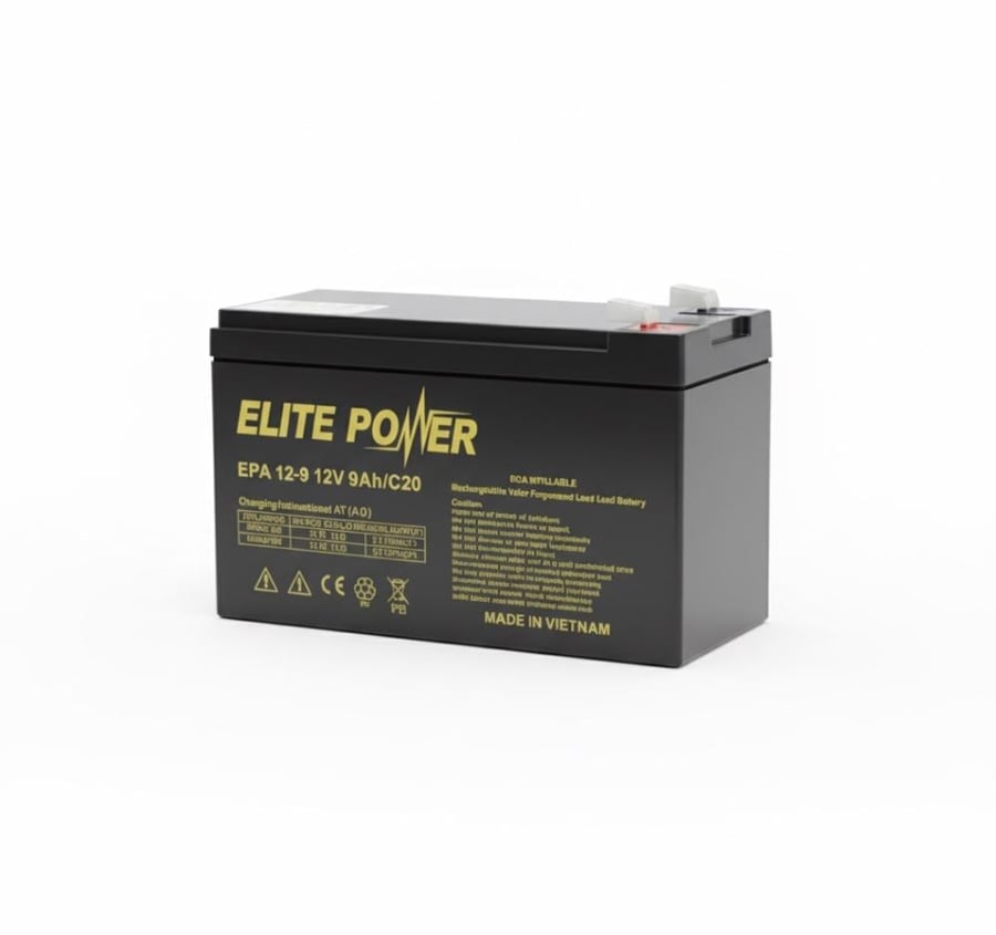 بطارية ليدا سيد 12 فولت 9 امبير فيتنامي Elite Power