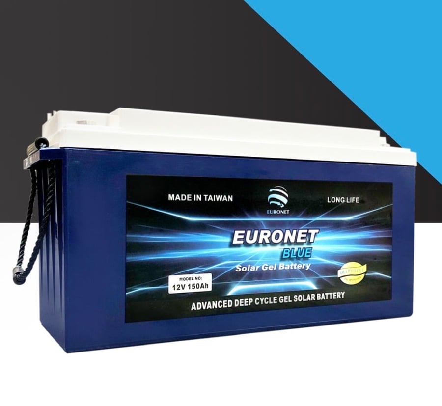 بطارية جل يورونيت 12 فولت 150 امبير EURONET | طاقة شمسية وUPS