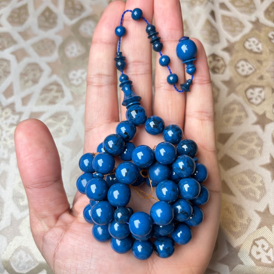 سبحة فاتوران أزرق