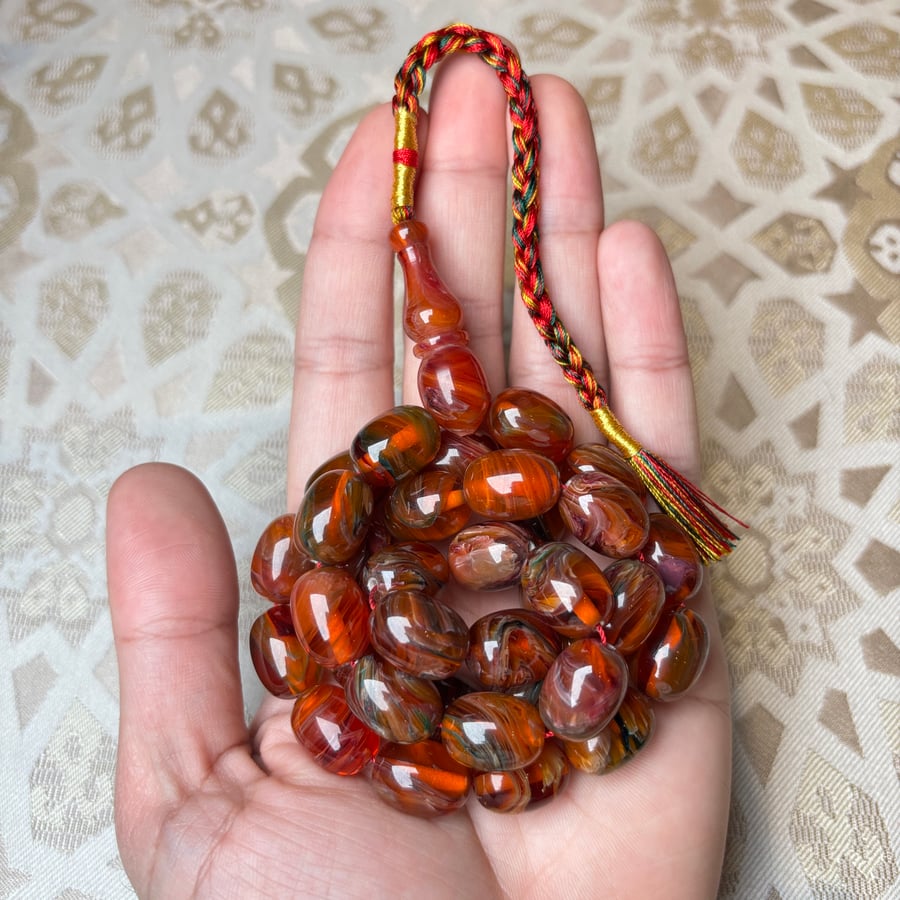 سبحة مسكي بيضاوي