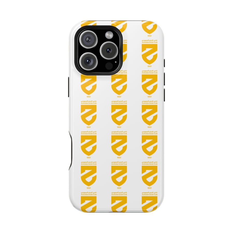 طباعة غلاف هاتف iPhone طبقتين ( يدعم Magsafe) تصميم نادي الحزم