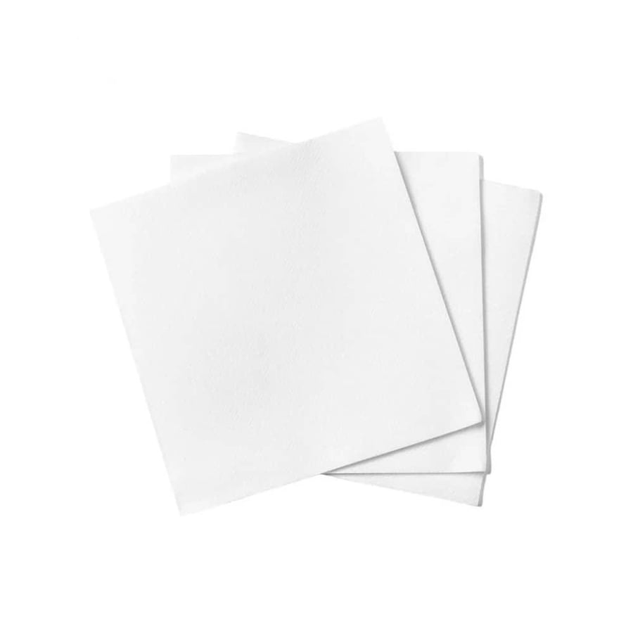 مناديل سفرة لون ابيض 30×30 (40 ربطة)