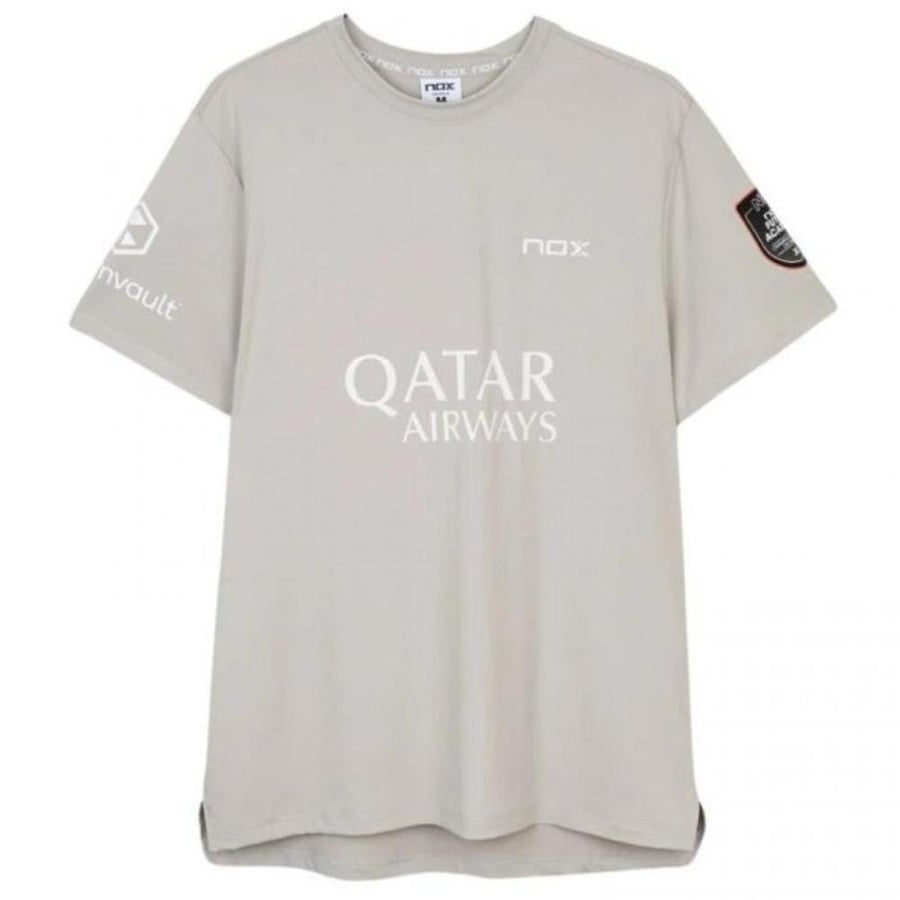 Nox AT10 Agustin Tapia Sponsors T-Shirt 2026 – Light Grey