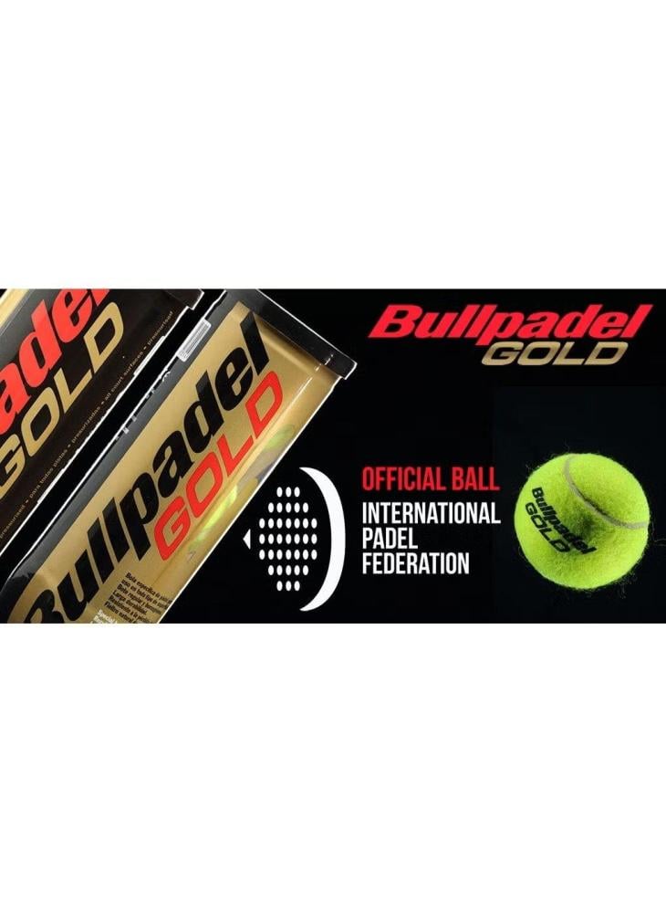 Bullpadel Gold Padel Balls Box (24 cans)