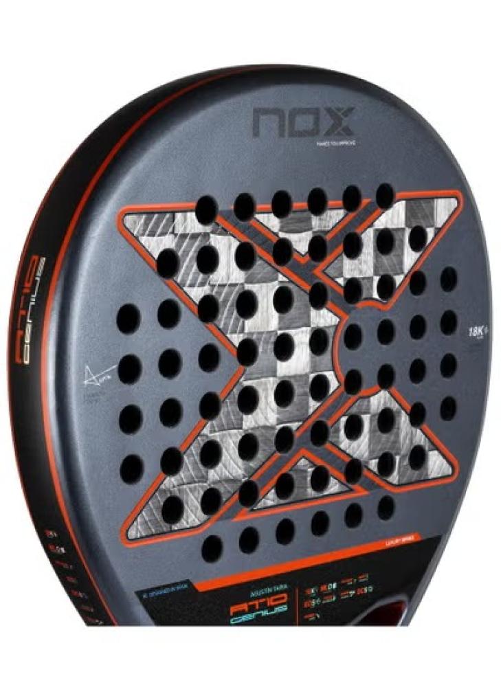 NOX Agustin Tapia AT10 Genius 18K Alum 2025 Padel Racket