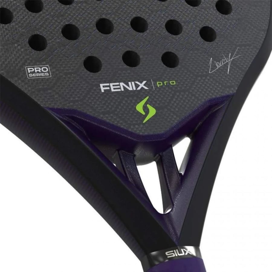 Siux Leo Augsburger Fenix Pro Black 2026 Padel Racket