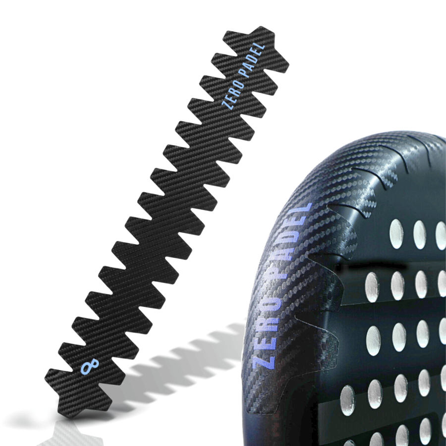 Zero Padel Racket Protector, Black Carbon Fiber - Large