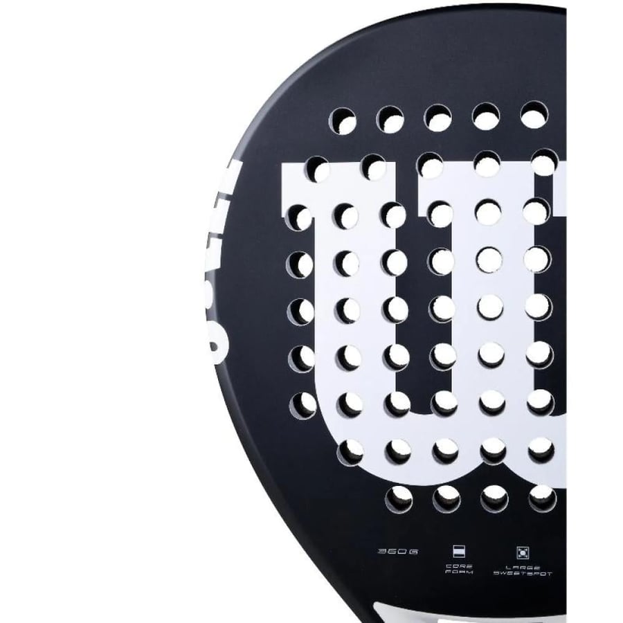 Wilson Match Point Padel Racket Black White