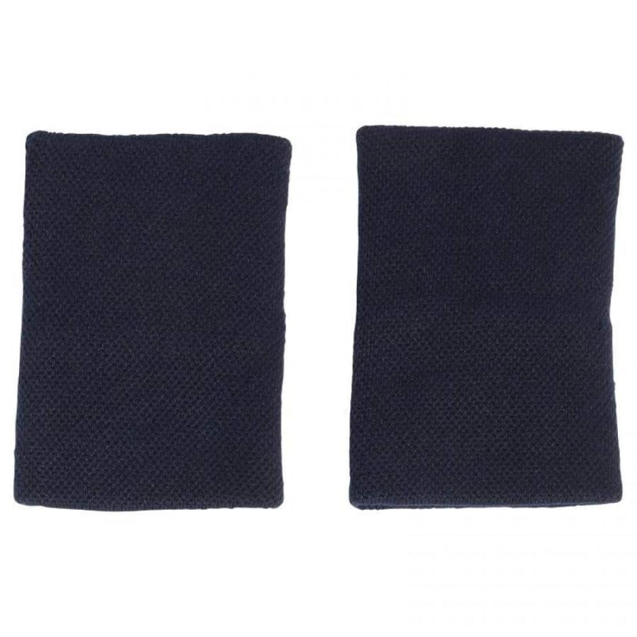 Adidas Dark Blue/White Wristbands (Large, 2 Pack)