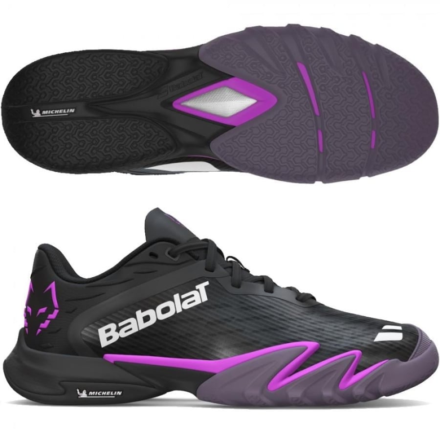Babolat Jet Premura 3 Men Juan Lebron Black Plum 2026 Padel Shoes