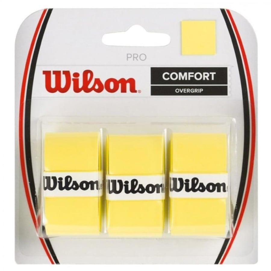 Wilson Pro Overgrips (3-Pack,Yellow)
