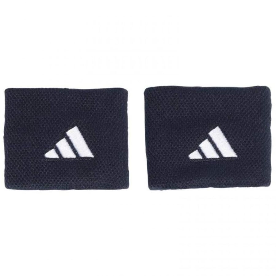Adidas Legend Blue/White Wristbands (2 Pack)