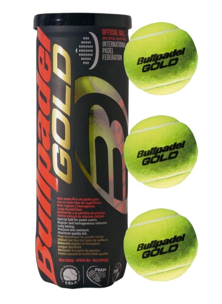 Bullpadel Gold Padel Balls Box (24 cans)