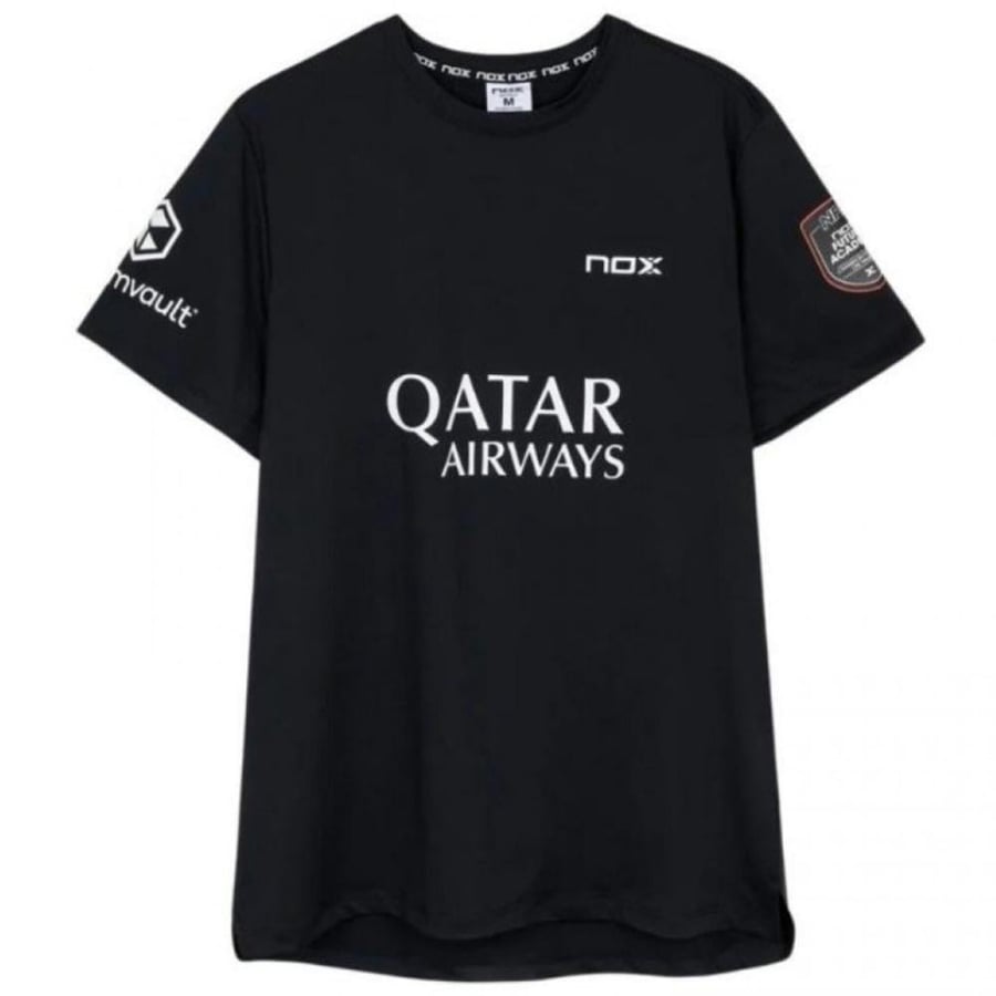 Nox AT10 Agustin Tapia Sponsors T-Shirt 2026 – Black