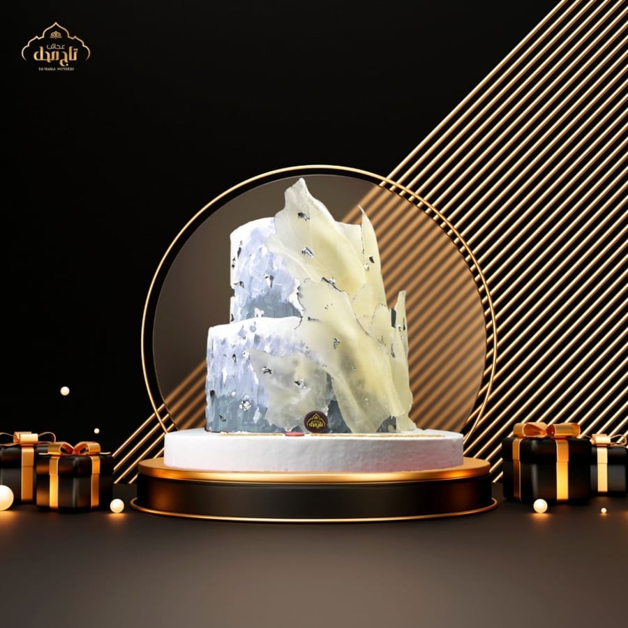 كيك زواج وخطوبه 2 دور  حسب الطلب