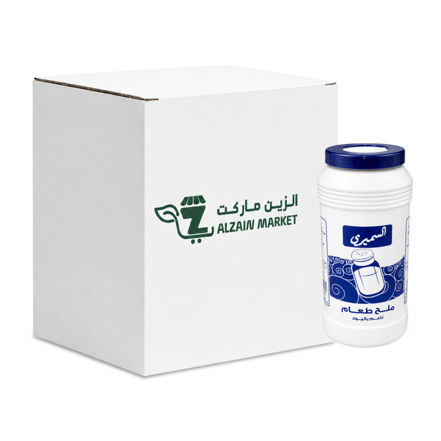 كرتون ملح طعام ناعم 700 جرام * 24 حبه