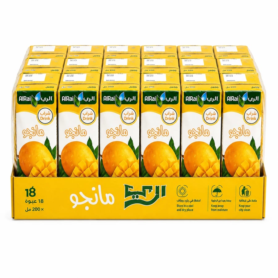 كرتون عصير الري 250مل × 27 مانجو