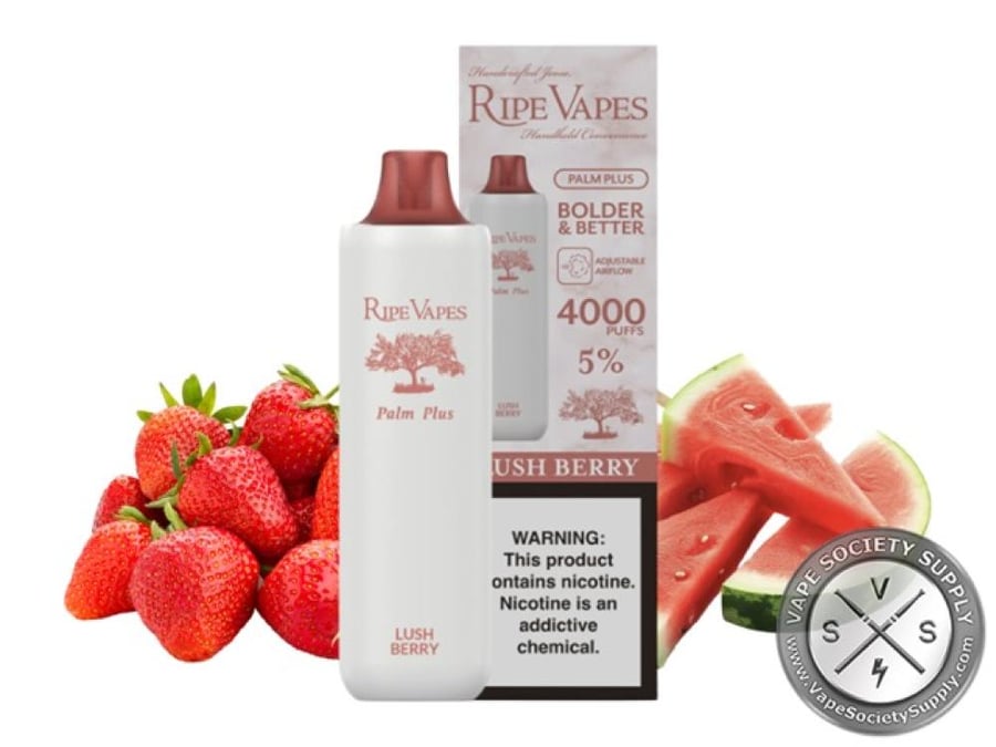 سحبة رايب فيب 4000 موشة نكهات متنوعة - Ripe Vapes 4000 Puffs