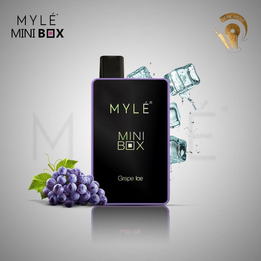 سحبة مايلي ميني بوكس نكهة عنب ايس 1500 موشة MYLE mini box grape ice 15