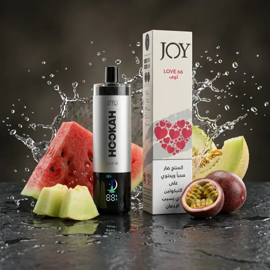 شيشة جوي هوكاه DTL 50 ألف سحبة نيكوتين 6mg – JOY Hookah