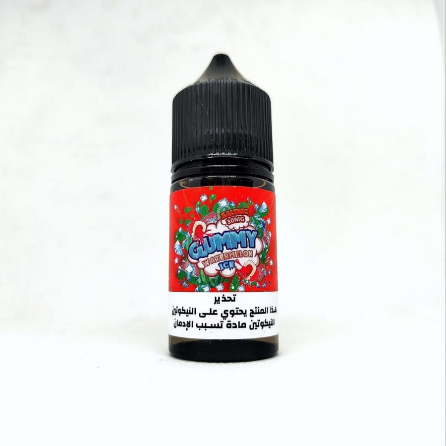 نكهة سولت قمي بطيخ بارد GUMMY Watermelon ICE Salt Nic